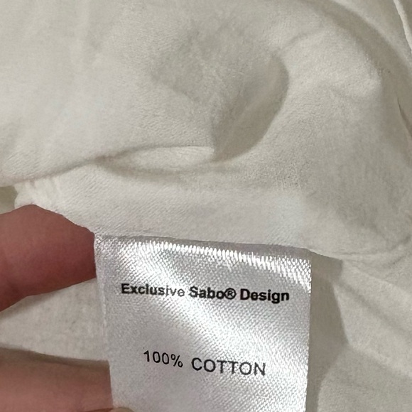 NEW Sabo Skirt White Brandie Dress Size 8 Cutout Coquette Dainty Feminine Travel - Picture 7 of 7